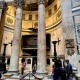 The tomb of Vittorio Emanuele II inside the Pantheon in Rome
